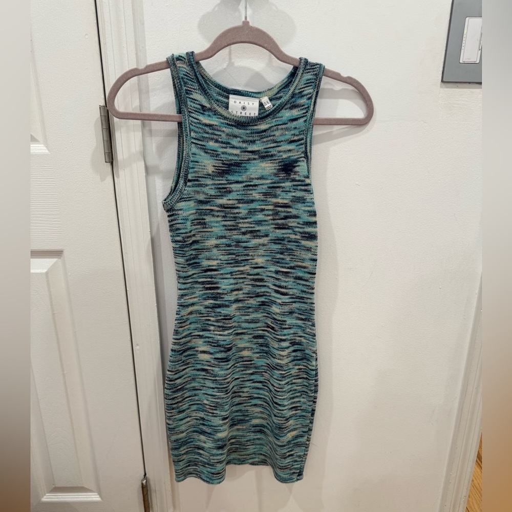 Daisy Street Blue Knit Dress